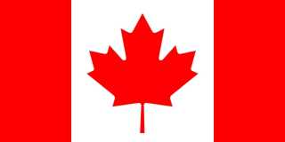 Sticker Canada flag